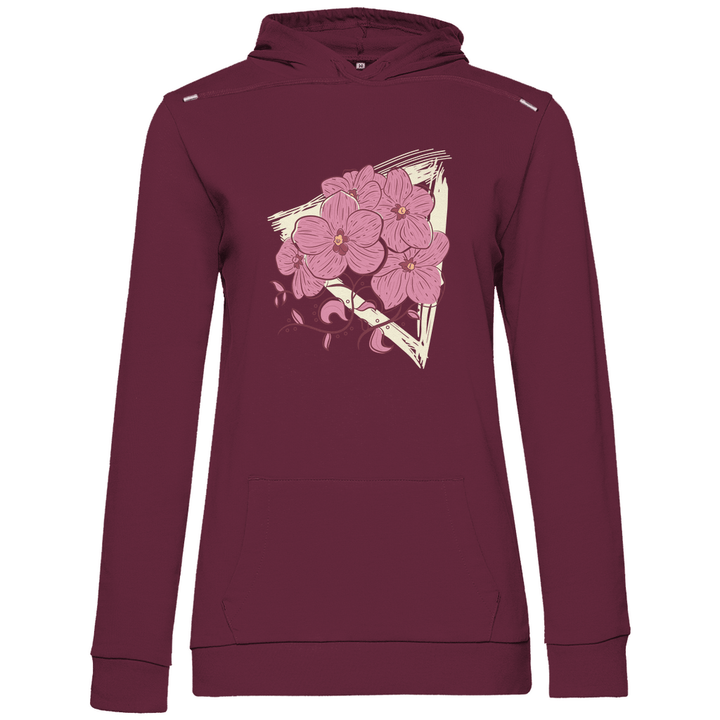 Orchideenblüten - Damen Hoodie - Textilzauber