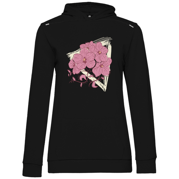 Orchideenblüten - Damen Hoodie - Textilzauber