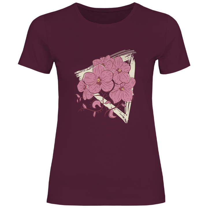 Orchideenblüten - Damen T - Shirt - Textilzauber