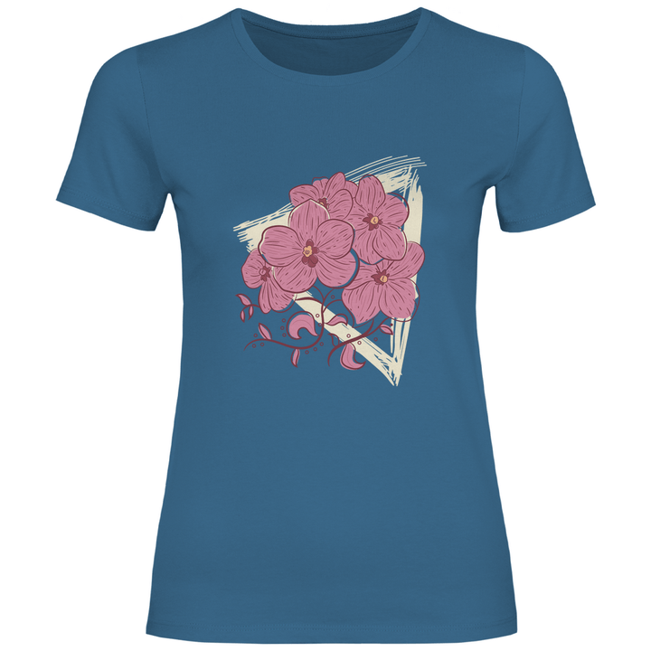 Orchideenblüten - Damen T - Shirt - Textilzauber