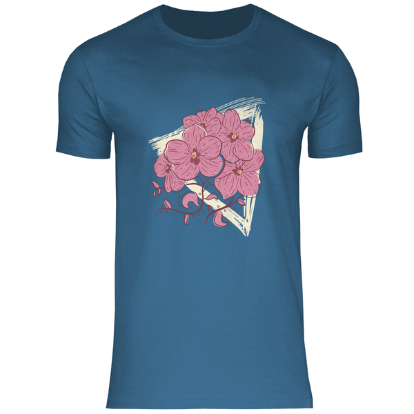 Orchideenblüten - Herren T - Shirt - Textilzauber