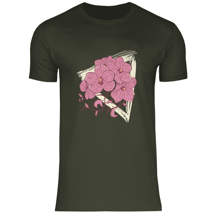 Orchideenblüten - Herren T - Shirt - Textilzauber