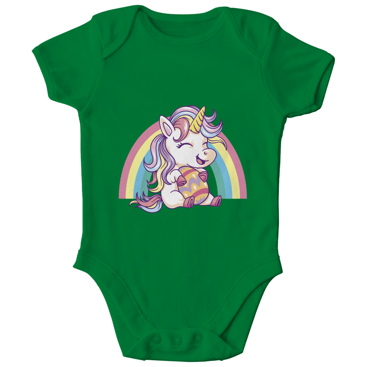 Ostereinhorn Bio Baby - Body - Textilzauber