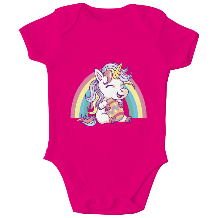 Ostereinhorn Bio Baby - Body - Textilzauber