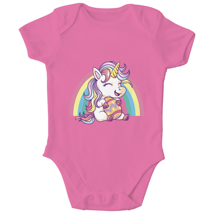 Ostereinhorn Bio Baby - Body - Textilzauber