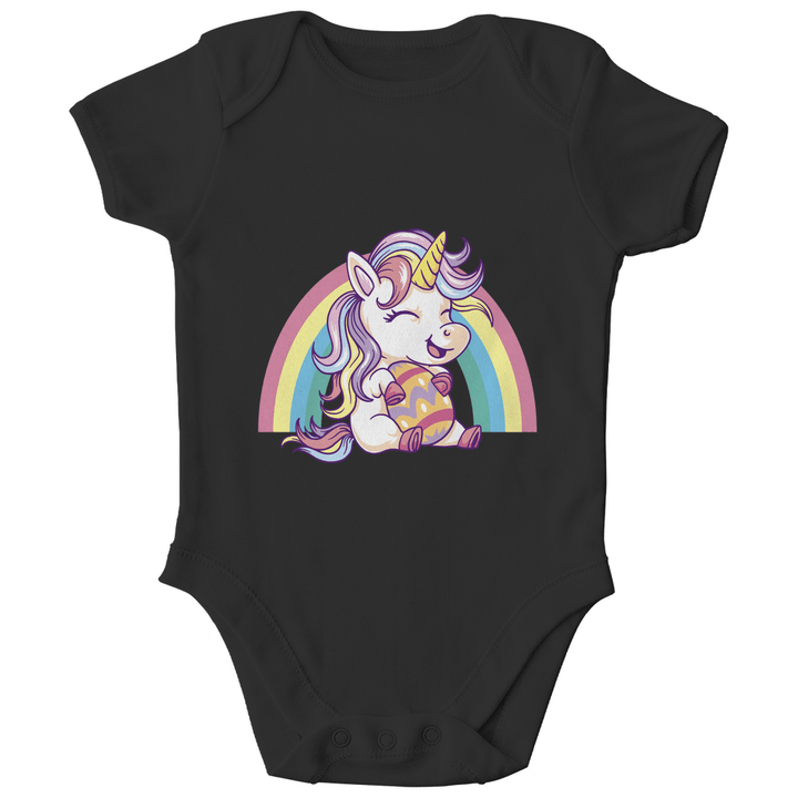 Ostereinhorn Bio Baby - Body - Textilzauber