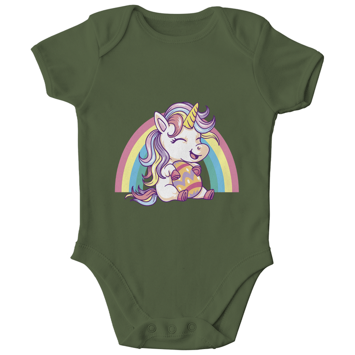Ostereinhorn Bio Baby - Body - Textilzauber