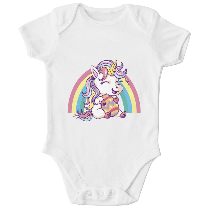 Ostereinhorn Bio Baby - Body - Textilzauber