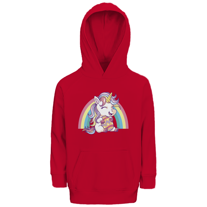 Ostereinhorn Premium Bio Kinderhoodie - Textilzauber