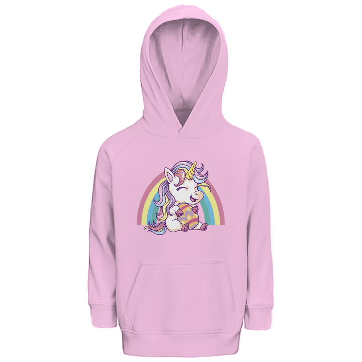 Ostereinhorn Premium Bio Kinderhoodie - Textilzauber
