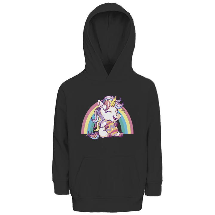Ostereinhorn Premium Bio Kinderhoodie - Textilzauber
