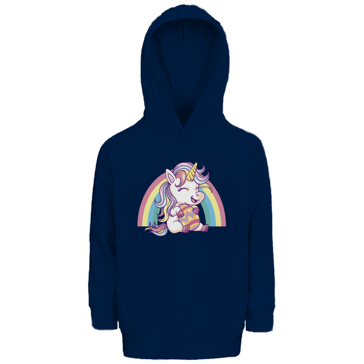 Ostereinhorn Premium Bio Kinderhoodie - Textilzauber