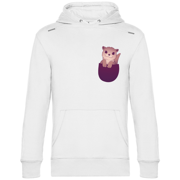 Otter in Brusttasche - Herren Hoodie - Textilzauber