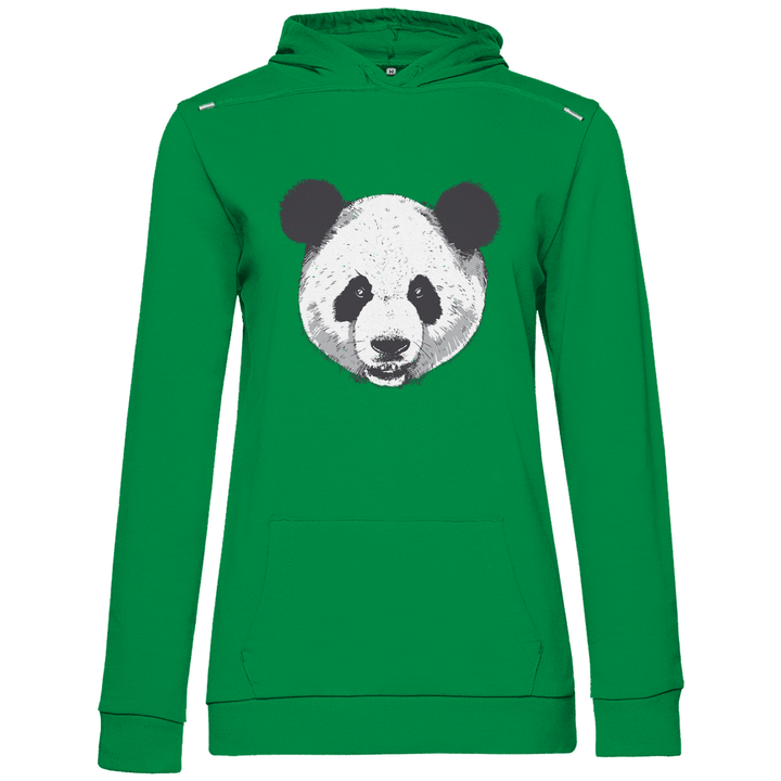 Panda Gesicht - Damen Hoodie - Textilzauber