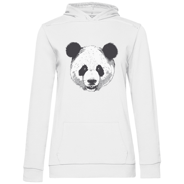 Panda Gesicht - Damen Hoodie - Textilzauber