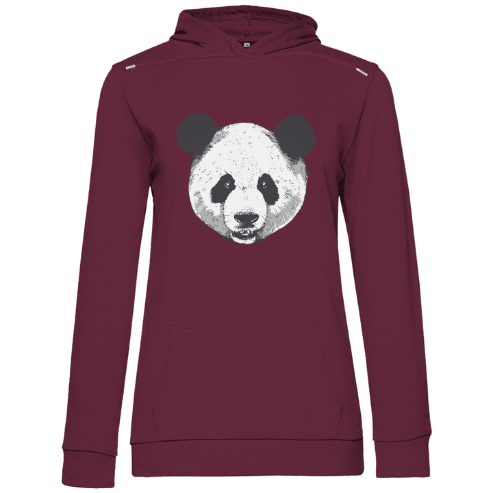 Panda Gesicht - Damen Hoodie - Textilzauber