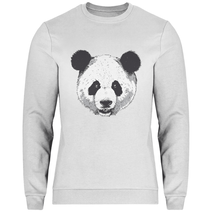 Panda Gesicht - Herren Sweatshirt - Textilzauber