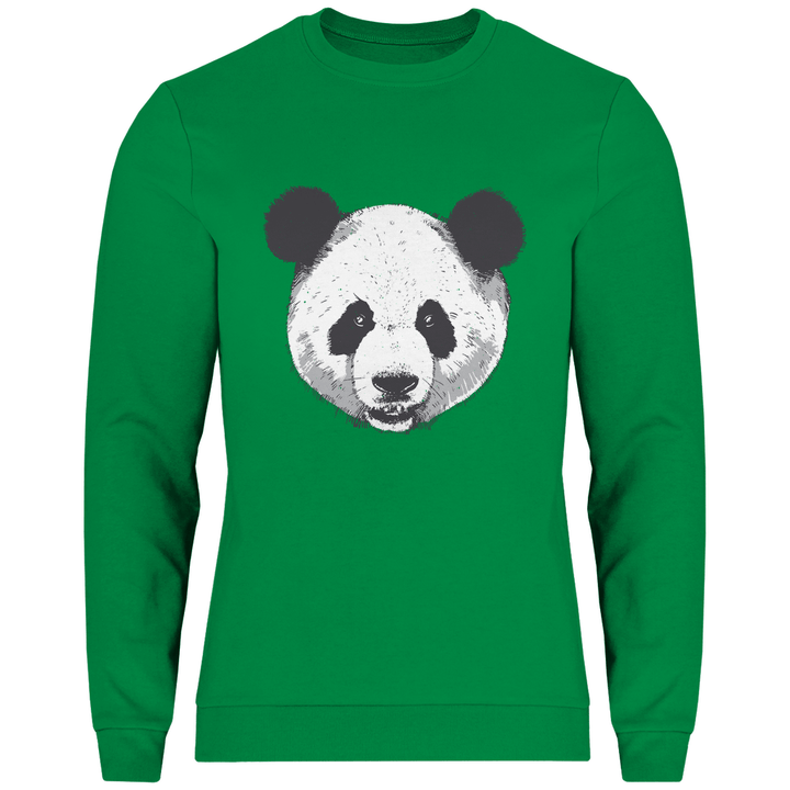 Panda Gesicht - Herren Sweatshirt - Textilzauber