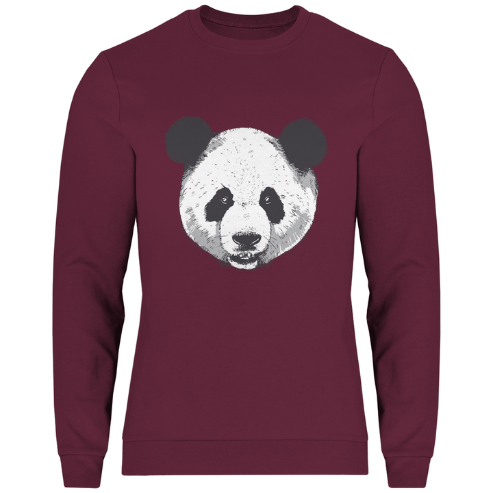 Panda Gesicht - Herren Sweatshirt - Textilzauber