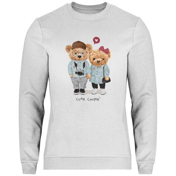 Pärchen Teddys - Herren Sweatshirt - Textilzauber